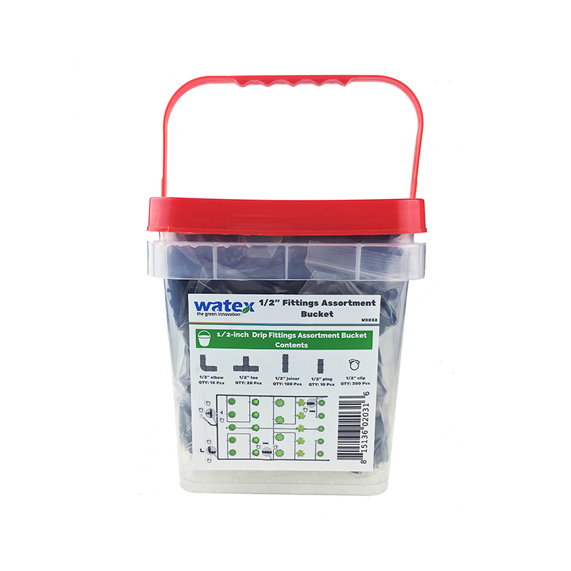 Pachet sortiment de fitinguri de 1/2' (13 mm) (găleată de 5 l) WX032